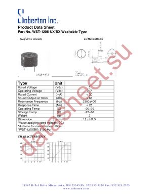 WST-1206BX datasheet  